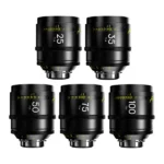 DZOFILM Arles Prime 5-Lens Set Kit de 5 objectifs FF/VV - 25/35/50/75/100 mm - Monture ARRI PL