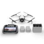 DJI Mini 4 Pro Fly More Combo (DJI RC-2) Drone de loisir photo 48Mp / vidéo 4K60p - capteur CMOS 1/1,3" avec télécommande RC-2 et accessoires
