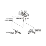 Fujinon MS X1 Reports de commande zoom servo et focus manuel pour objectif HD pro 2/3" LA16x8