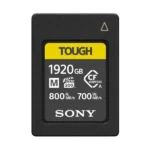 Sony CEA M1920 Tough Carte mémoire résistante CFexpress Type A 1920Go avec File Rescue (VPG200 | R800/W700Mo/s | IP57)