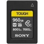 Sony CEA M960 Tough Carte mémoire résistante CFexpress Type A 960Go avec File Rescue (VPG200 | R800/W700Mo/s | IP57)