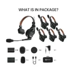 Hollyland SolidCom C1 Pro - 6S HeadSet Système intercom sans fil autonome 6 postes (1,9GHz | 350m | full-duplex) – Image 7