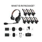 Hollyland SolidCom C1 Pro - 8S HeadSet Système intercom sans fil autonome 8 postes (1,9GHz | 350m | full-duplex) – Image 7